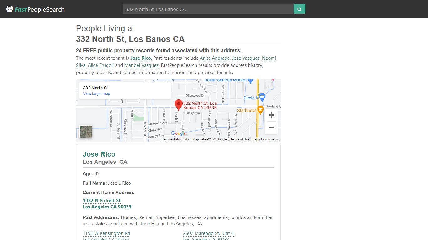 People Living at 332 North St Los Banos CA - FastPeopleSearch